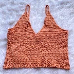 Sky and sparrow crop tank size Medium